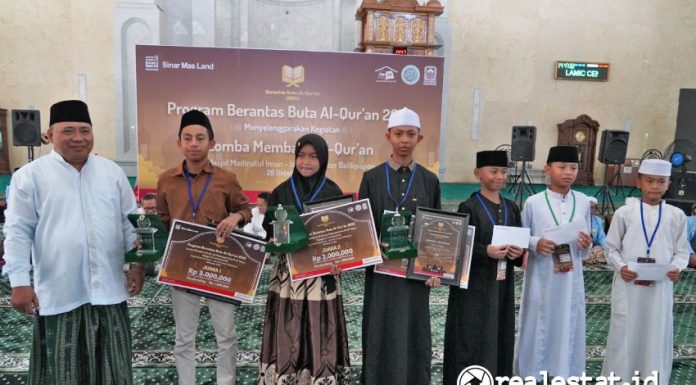 Yayasan Muslim Sinar Mas Land (YMSML) Gelar Lomba Baca Al-Qur’an di Balikpapan 2023 realestat.id dok