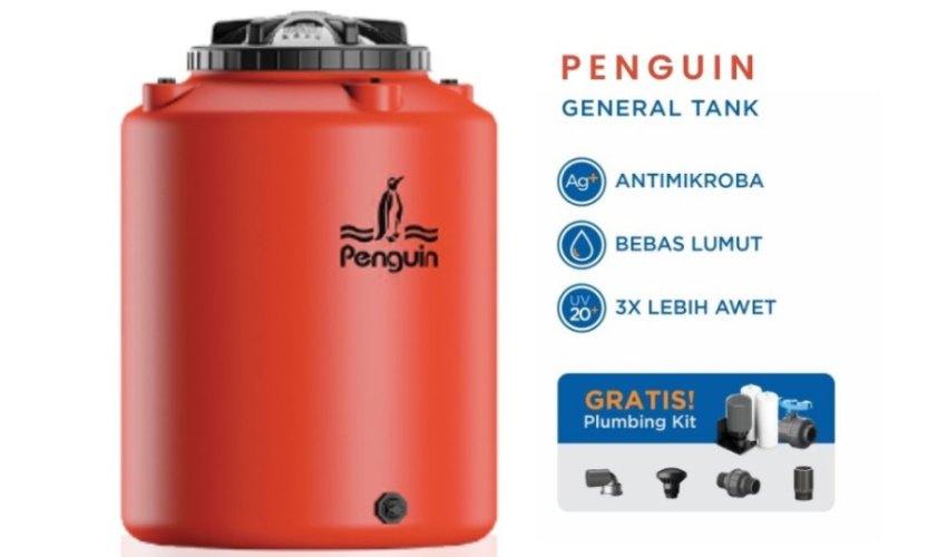 harga toren air 500 liter Penguin