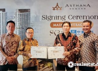 Apartemen Asthana Kemang SKB Sintesis Karya Bersama CSCEC Kontraktor realestat.id dok