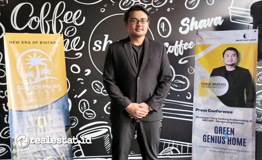 Mohammad Yusuf Wuisan, Founder dan CEO Bright Eight Group Golden Palma Bintaro Genius Home realestat.id dok