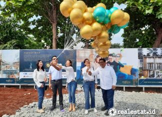 peluncuran Purinusa Kembangan Jakarta Barat, rumah modern 2 lantai