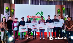 Para Pemenang Lomba Desain Onduline Green Roof Awards 2023 ASIA.(Foto: RealEstat.id/Adhitya Putra)