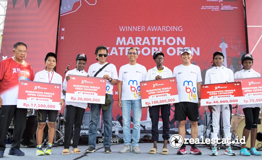 Pemenang Marathon BTN Jakarta Run 2023 realestat.id dok