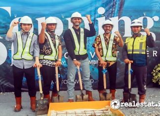 Topping Off Ceremony Tower La Chiva Westown View Apartment Surabaya PP Properti PPRO realestat.id dok