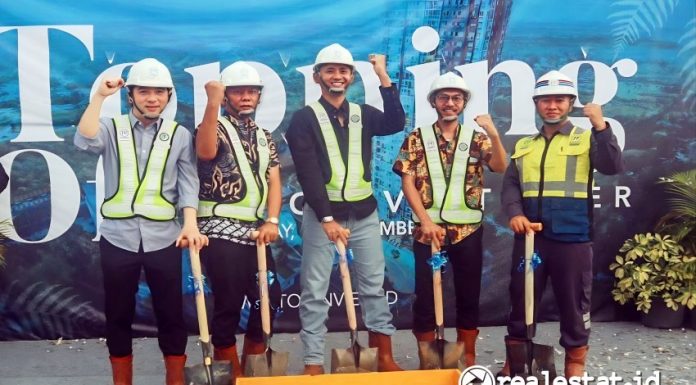 Topping Off Ceremony Tower La Chiva Westown View Apartment Surabaya PP Properti PPRO realestat.id dok