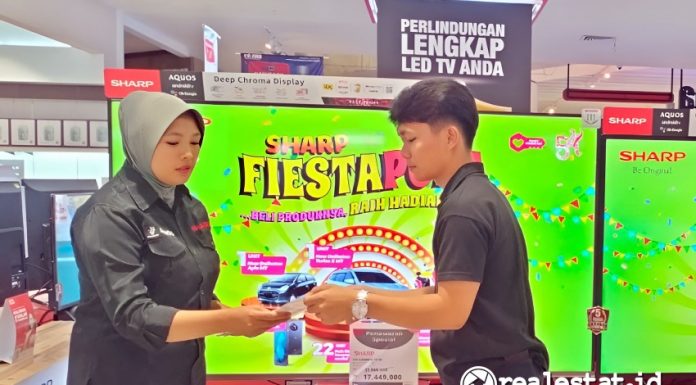 Ulang Tahun ke-54 Sharp Helat Promo Sharp Fiestapora realestat.id dok