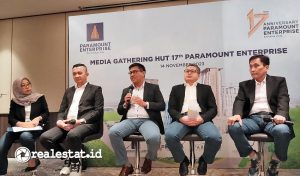 Media Gathering HUT ke-17 Paramount Enterprise International, Selasa, 14 November 2023. (Foto: Realestat.id) 
