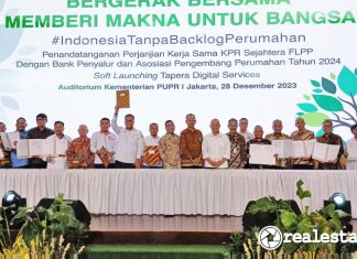BP Tapera Kerja Sama KPR FLPP Bank Penyalur dan Asosiasi Pengembang 2024 realestat.id dok