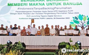 BP Tapera Kerja Sama KPR FLPP Bank Penyalur dan Asosiasi Pengembang 2024 realestat.id dok