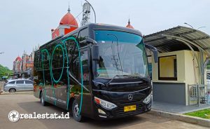 Bus Shuttle Kota Deltamas Blok M. (Foto: Dok. Sinar Mas Land)