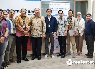 MoU Knight Frank JTrust J Trust Bank KFMap.Asia realestat.id dok