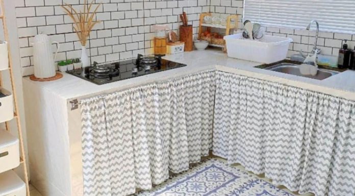 cara menata dapur sempit sederhana tanpa kitchen set