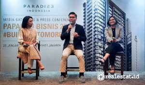Anthony Prabowo Susilo, President Director dan CEO Paradise Indonesia saat menjelaskan rencana kinerja perusahaan, Senin (29/01/2024) di Jakarta. (Foto: RealEstat.id/Adhitya Putra)