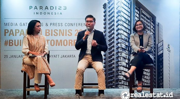 Anthony Prabowo Susilo, President Director dan CEO Paradise Indonesia saat menjelaskan rencana kinerja perusahaan di 2024