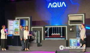 Peluncuran produk home appliance premium AQUA Elektronik. (Foto: AQUA Elektronik)