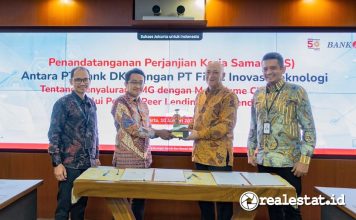 Kerja Sama Bank DKI dan Fidac Inovasi Teknologi Mudahkan Penyaluran Kredit Bagi ASN realestat.id dok