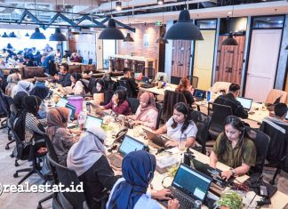 Suasana Kerja di Rumah123.com marketplace properti realestat.id dok