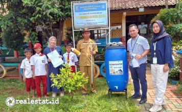Sinar Mas Land BSDE CSR Bantuan Fasilitas Edukasi Sekolah Tangerang Selatan realestat.id dok