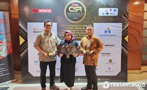 Sinar Mas Land meraih Penghargaan Indonesia CSR Excellence Award 2024 di empat kategori, yakni The Best Company for Community Commitment, The Best Integrated CSR, The Best Climate Change Management Sustainability CSR Program, dan The Best Leadership Commitment on CSR. (Foto: Dok. Sinar Mas Land)