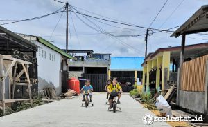 PSU berupa jalan di perumahan Apernas Bhayangkara Papua (Foto: Dok. Kementerian PUPR)