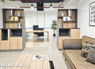 ruang perkantoran flexible office spazio tower surabaya intiland