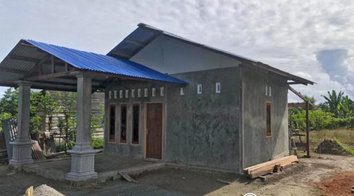 Rumah hasil Program BSPS di Manokwari, Papua Barat (Foto: Kementerian PUPR) 