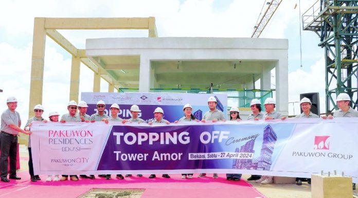 Topping Off Ceremony Pakuwon City Residences Bekasi realestat.id dok