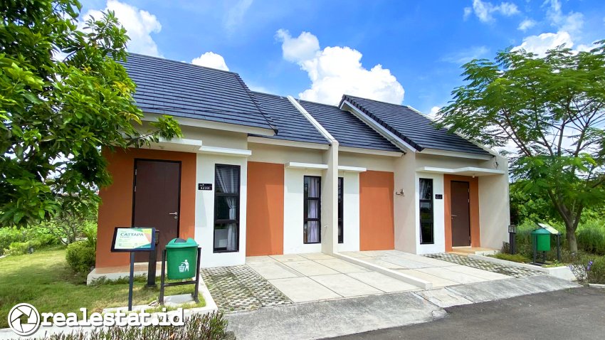 Fasad Rumah Tipe Cattapa Karawang Geen Village 3 KGV3 Citanusa realestat.id dok