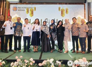 Halalbihalal REI Komisariat Bekasi 2024 Rumah Subsidi realestat.id dok