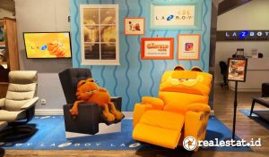 Kolaborasi La-Z-Boy dengan film Garfield ingin membuat semua orang bisa merasakan dan memiliki kursi malasnya dengan nyaman. (Sumber: La-Z-Boy)
