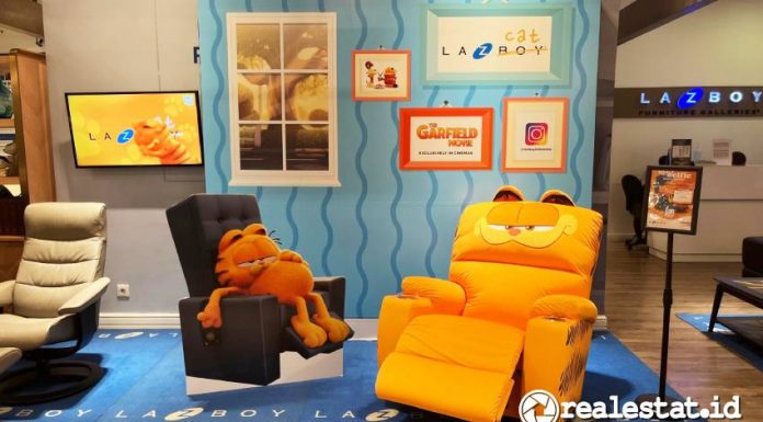 La-Z-Boy Luncurkan Kursi Malas Unik Garfield-RealEstat.id