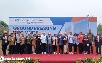 Pembangunan Groundbreaking Ceremony Universitas Ciputra Jakarta realestat.id dok