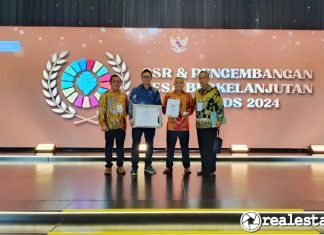 Program Kemitraan Pertanian Lokal Sinar Mas Land CSR dan Pembangunan Desa Berkelanjutan Award 2024 Kemendes PDTT realestat.id dok