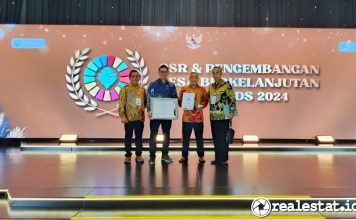 Program Kemitraan Pertanian Lokal Sinar Mas Land CSR dan Pembangunan Desa Berkelanjutan Award 2024 Kemendes PDTT realestat.id dok