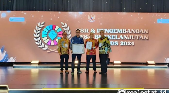 Program Kemitraan Pertanian Lokal Sinar Mas Land CSR dan Pembangunan Desa Berkelanjutan Award 2024 Kemendes PDTT realestat.id dok