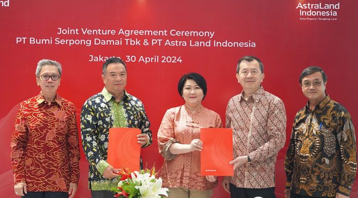 Sinar Mas Land Bumi Serpong Damai BSDE Astra Land Indonesia Kerja sama Kembangkan proyek Residensial realestat.id dok