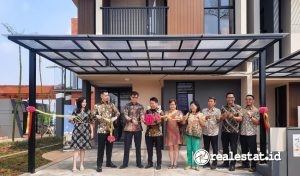Peluncuran perumahan Terranea Homes di Pagedangan, Kabupaten Tangerang, Banten, Sabtu (22/06/2024). Proyek residensial besutan Goldland Group ini dikembangkan dengan konsep Transit Oriented Development. (Foto: RealEstat.id/Adhitya Putra)