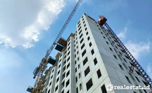 Progres pembangunan Apartemen The Belton Residence (Foto: Realestat.id)