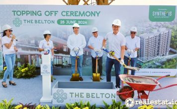 Topping Off The Belton Residence Synthesis Huis Cijantung Jakarta Timur realestat.id dok2