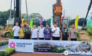 Groundbreaking akses tol langsung KM 25 ruas Tangerang - Merak, Rabu, 10 Juli 2024. (Foto: Realestat.id)