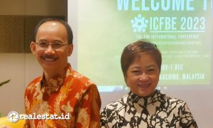 Iman Permana, Chairman International Conference on Family Business and Entrepreneurship (ICFBE) 2024 dan Maria Jacinta Arquisola, Lead Partnership ICFBE 2024 (Foto: Istimewa)