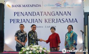Jalin kerja sama strategis, Alam Sutera Group dan Bank Mayapada berkomitmen untuk memberikan solusi pembiayaan yang kompetitif. (Foto: Dok. Alam Sutera)