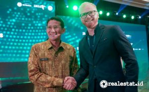 Anton Bezgachev, Real Estate Advisor Magnum Estate (kanan) dan Sandiaga Uno, Menteri Pariwisata dan Ekonomi Kreatif di ajang International Tourism Investment Forum (ITIF) ke-2 yang dihelat di Jakarta, 5 - 6 Juni 2024 (Foto: Istimewa).