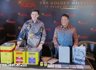 PT Aica Indonesia 50 Tahun Golden Milestone realestat.id dok