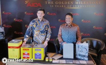 PT Aica Indonesia 50 Tahun Golden Milestone realestat.id dok