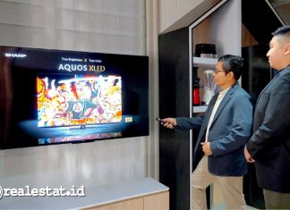 TV Sharp Aquos XLED 4K realestat.id dok