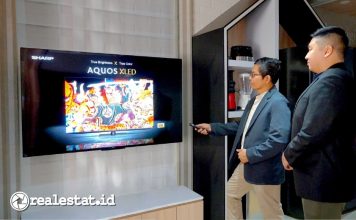 TV Sharp Aquos XLED 4K realestat.id dok