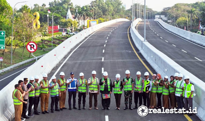 Persemian Flyover Deltamas Bhagasasi di Kota Deltamas, Cikarang, Kabupaten Bekasi (Foto: Dok. Sinar Mas Land)