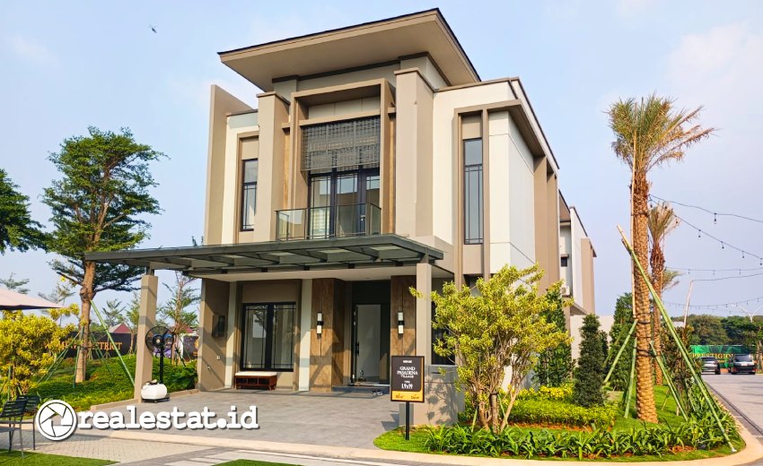 Rumah Contoh Klaster Grand Pasadena Village @ Pasadena Central District, Gading Serpong (Foto: Dok. Realestat.id)