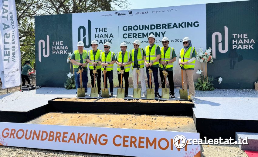 Groundbreaking Ceremony The Hana Park, Kamis, 22 Agustus 2024. (Istimewa)